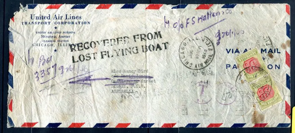 1940 (22nd Jan) KNILM Dutch East Indies to ... Image 1++
