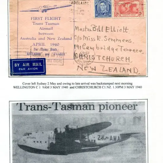 1940 (30th April) ditto with Adelaide slogan tying ...