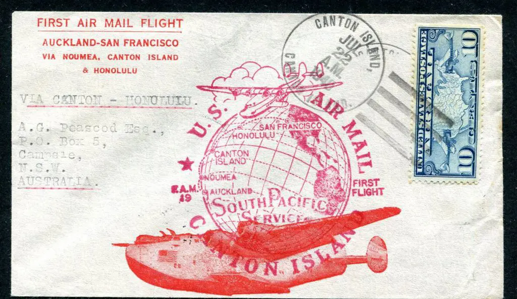 1940 (16th July) ditto but with "via Canton - ... Image 1++