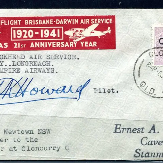 1941 (3rd July) Cloncurry to Longreach ...