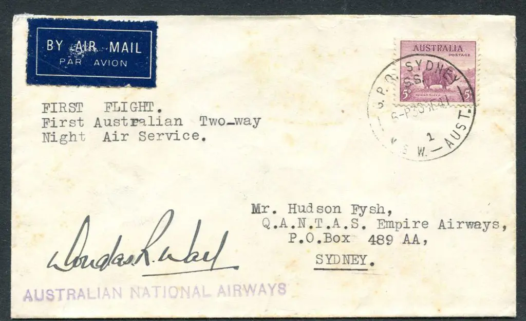 1941 (29th Sept) Melbourne to Sydney with 5d ram ... Image 1++