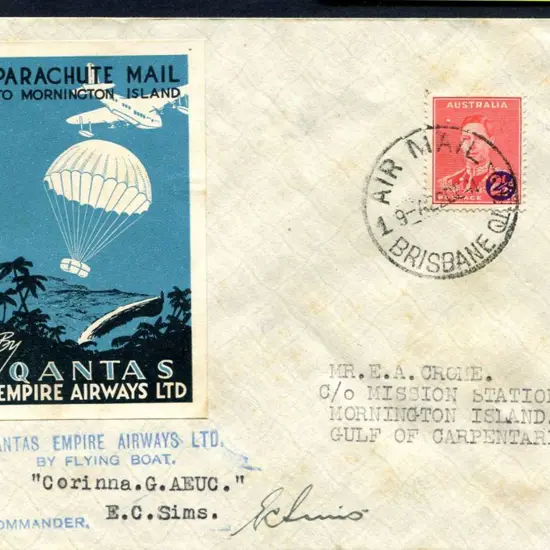 1941 (18th Dec) Brisbane to Mornington Island ...
