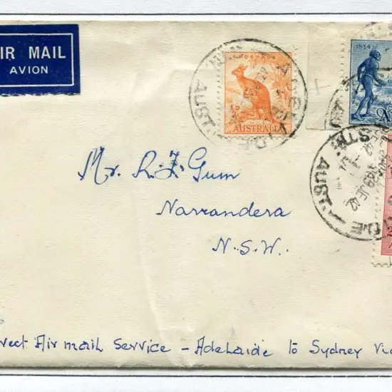 1942 (29th June) Adelaide to Sydney ANA Wartime ...
