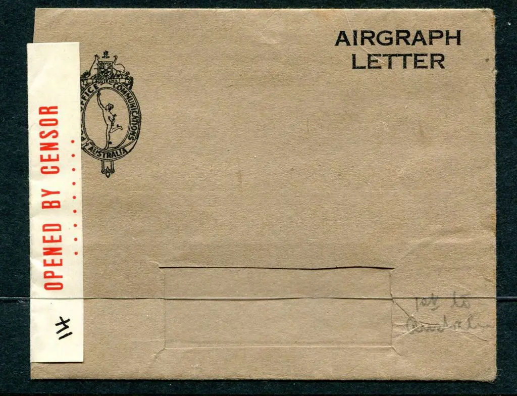 1943 (5th June) Inwards Airgraph letter from ... Image 1++