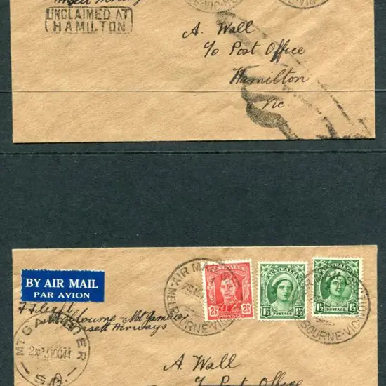 1944 (30th Oct) Melbourne to Mt Gambier Ansett ...
