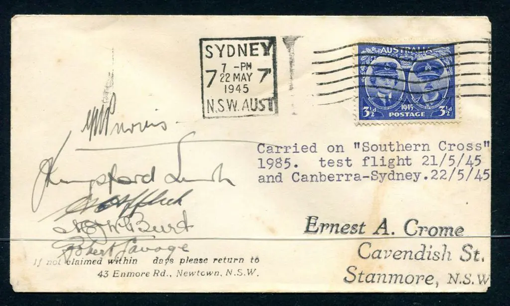 1945 (21st May) ditto. AAMC 1006 Cat. $250 Image 1++