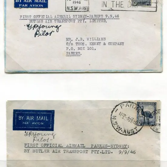 1946 (9th Sept) Sydney to Parkes & return by ...