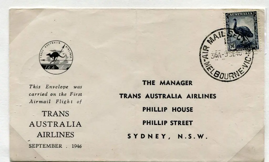 1946 (9th Sept) Melbourne to Sydney TAA's First ... Image 1++