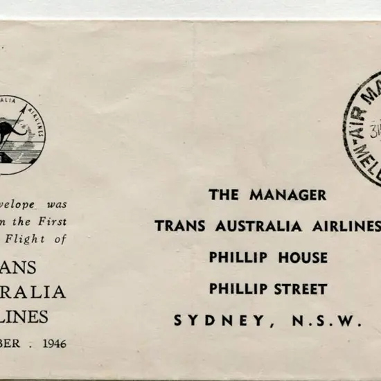 1946 (9th Sept) Melbourne to Sydney TAA's First ...