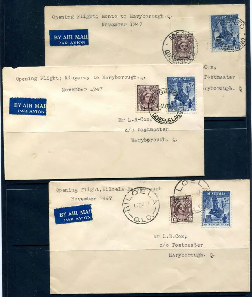 1947 (17th Nov) Kingaroy, Monte & Biloela to ... Image 1++
