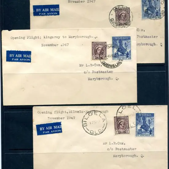 1947 (17th Nov) Kingaroy, Monte & Biloela to ...