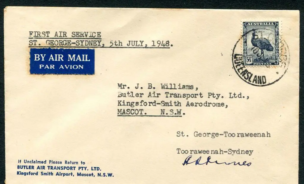 1948 (12th July) St George to Sydney intermediate ... Image 1++