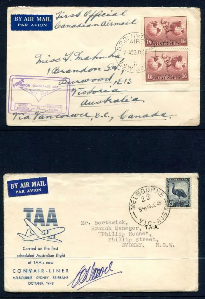 1948 (21st Oct) Melbourne to Sydney by TAA Convair ... Image 1++