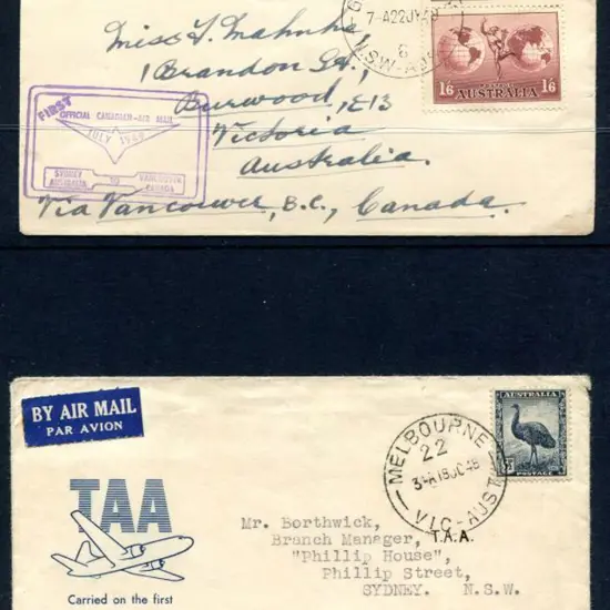 1948 (21st Oct) Melbourne to Sydney by TAA Convair ...