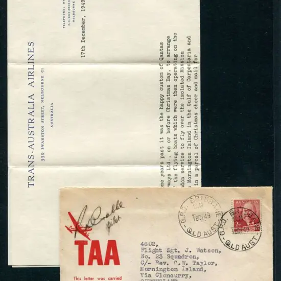 1949 (19th Dec) ditto. AAMC 1234, Cat. $100+