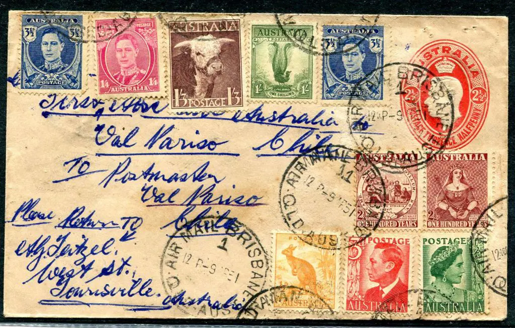 1951 (12th Mar) ditto but on 2½d KGVI pre-stamped ... Image 1++