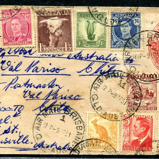 1951 (12th Mar) ditto but on 2½d KGVI pre-stamped ...