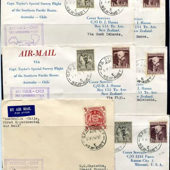 1951 (14th Mar) ditto but x 8. One with 5/- Arms ...
