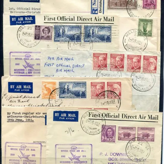 1951 (29th June) Melbourne to Christchurch First ...