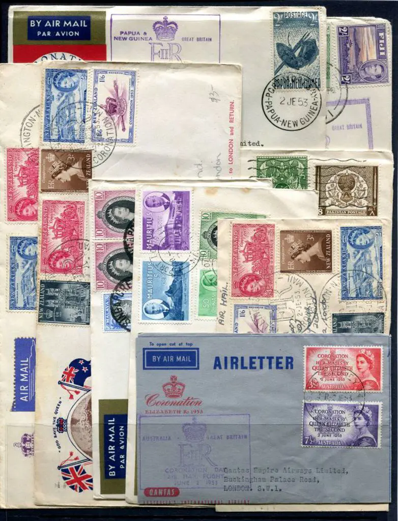 1953 (2nd June) Australia to England & return plus ... Image 1++