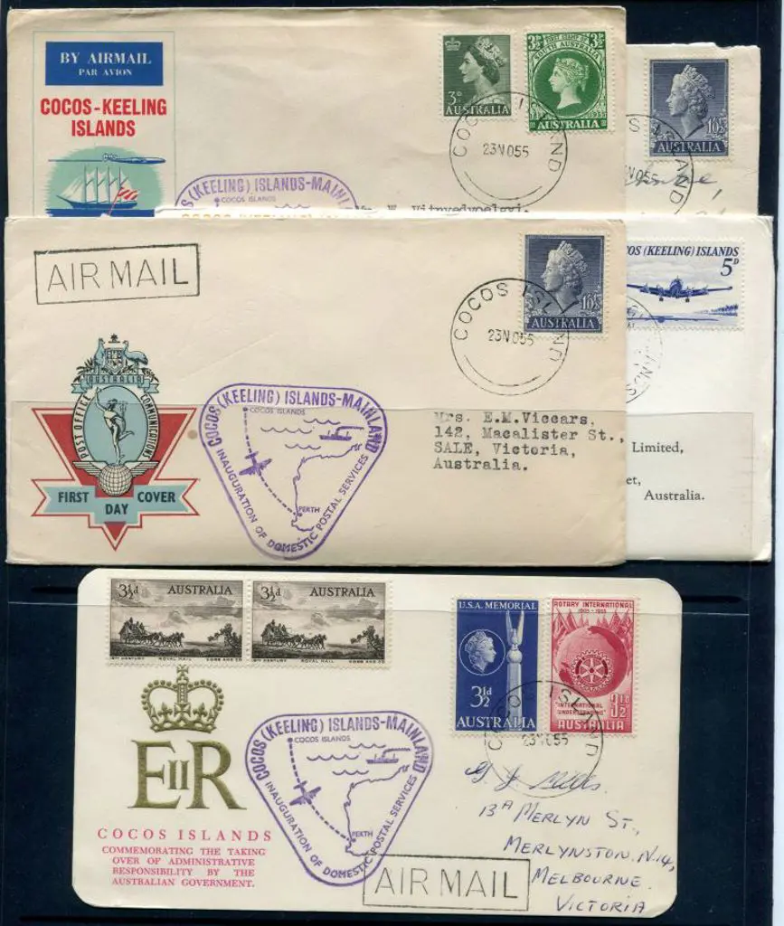 1955 (23rd Nov) Inauguration of Domestic Postal ... Image 1++