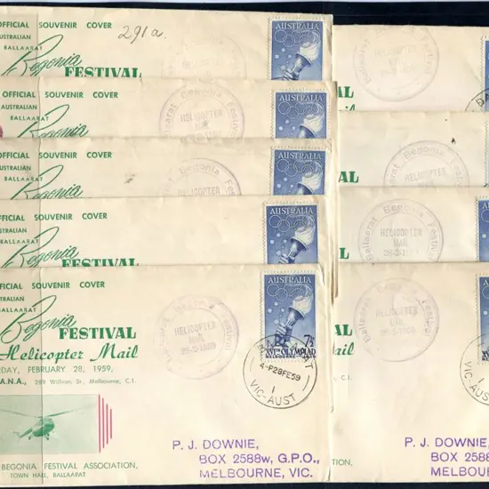 1959 (28th Feb) Ballarat Begonia Festival ...