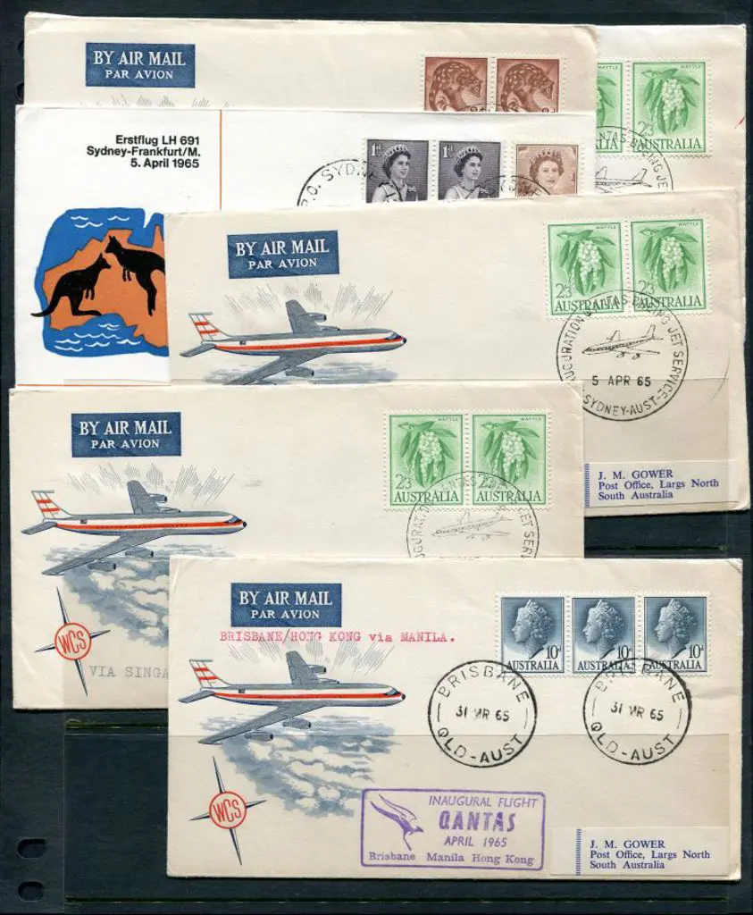 1965 (Mar/Apr) Brisbane to Hong Kong, Sydney to ... Image 1++