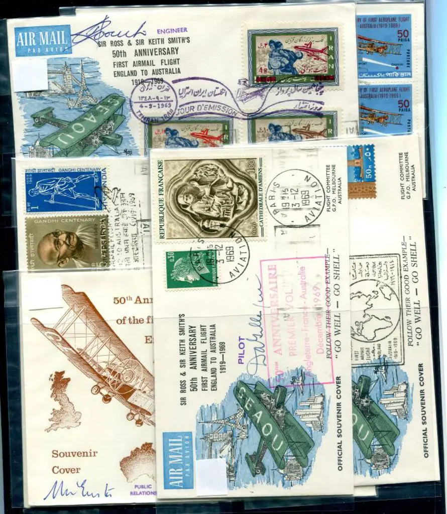 1969 (2nd Dec) 50th Anniv of first flight England ... Image 1++