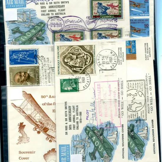 1969 (2nd Dec) 50th Anniv of first flight England ...