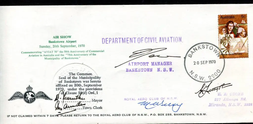1970 (20th Sept) "Aviat 70" Air Show Bankstown ... Image 1++