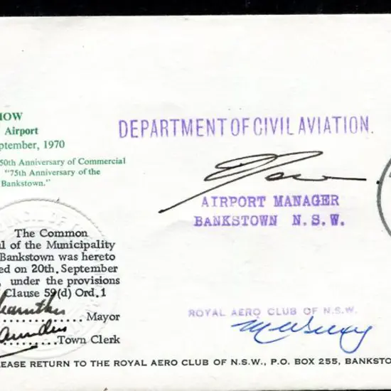 1970 (20th Sept) "Aviat 70" Air Show Bankstown ...