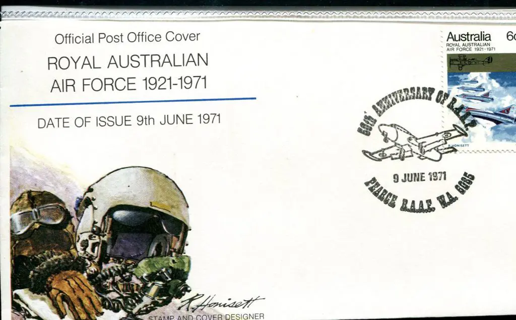 1971 (9th June) 6c RAAF issue on 10 diff APO ... Image 1++