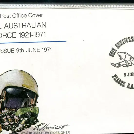 1971 (9th June) 6c RAAF issue on 10 diff APO ...