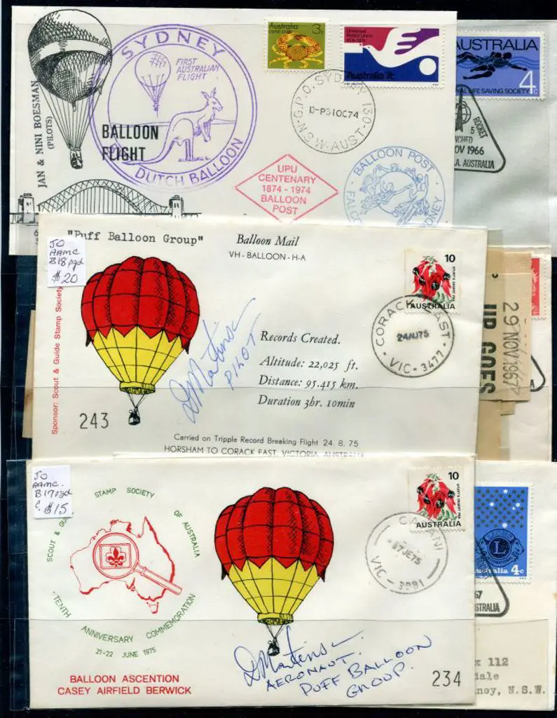 1975 (7th June) "Puff Balloon Group" Casey ... Image 1++