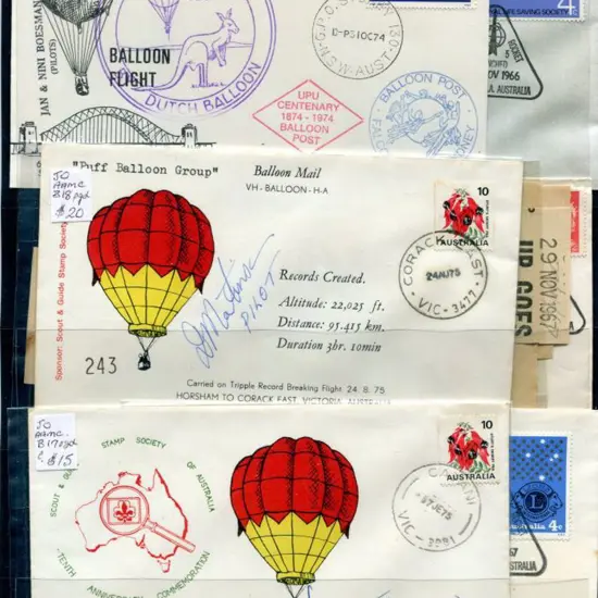1975 (7th June) "Puff Balloon Group" Casey ...