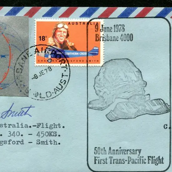 1978 (31st May) USA to Aust as above but with US ...