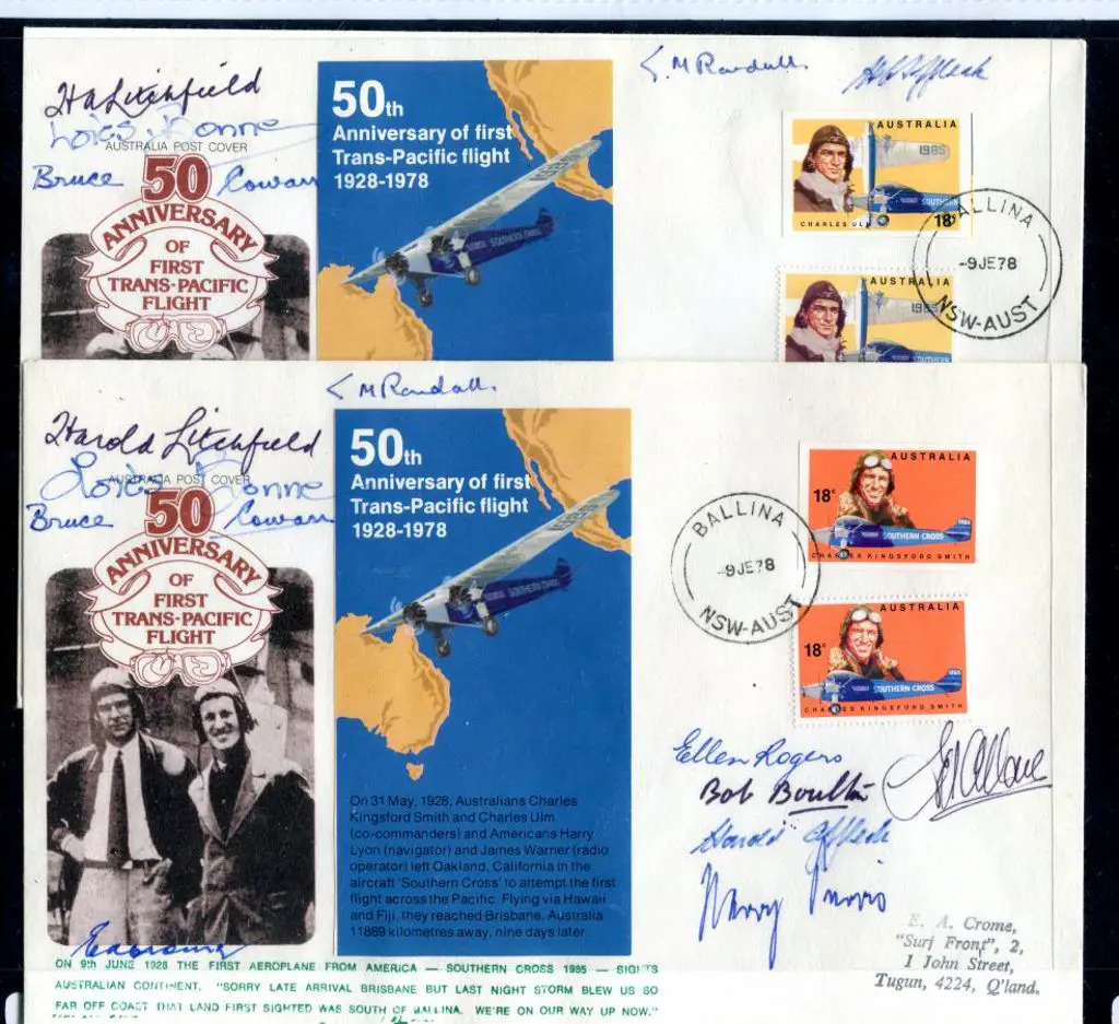 1978 (9th June) Brisbane to Ballina return pair of ... Image 1++
