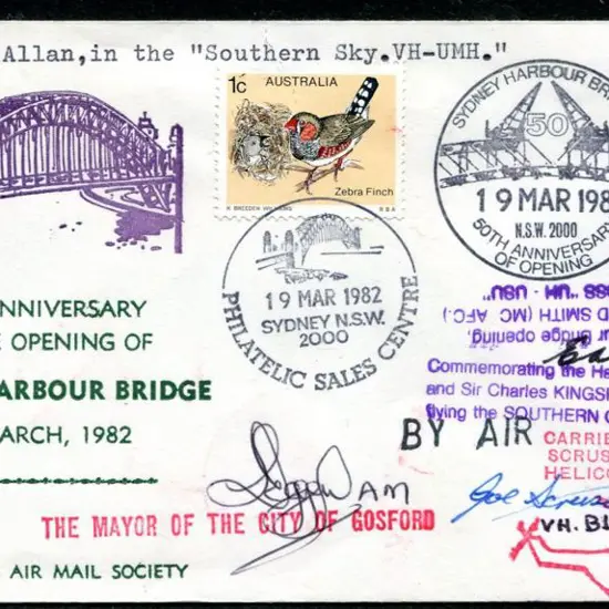 1982 (19th Mar) Sydney Harbour Bridge 50th Anniv ...