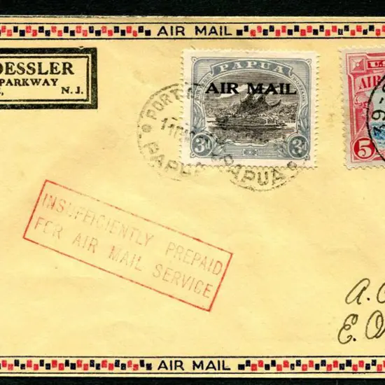 1930 (11th Mar) USA Internal Airmail combination ...