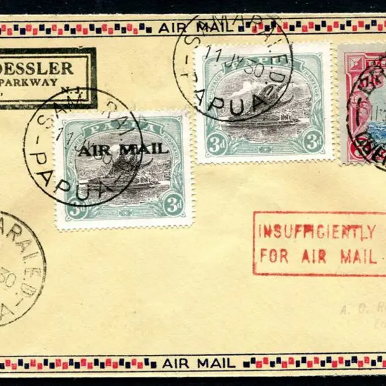 1930 (11th July) ditto but 3d Lakatois x 2 with ...