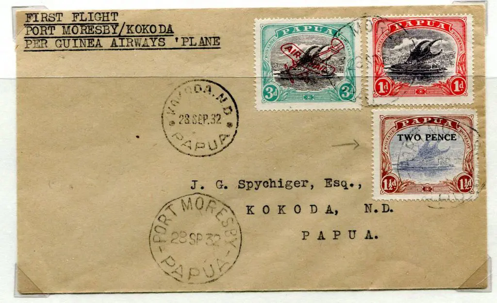 1932 (28th Sept) Port Moresby to Kokoda by Guinea ... Image 1++