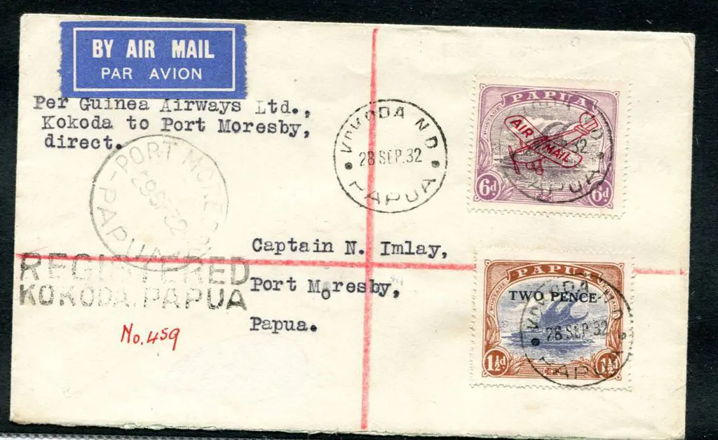 1932 (28th Sept) Kokoda to Port Moresby by Guinea ... Image 1++