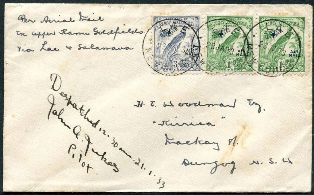 1933 (21st Jan) Kainantu to Lae to Salamaua ... Image 1++