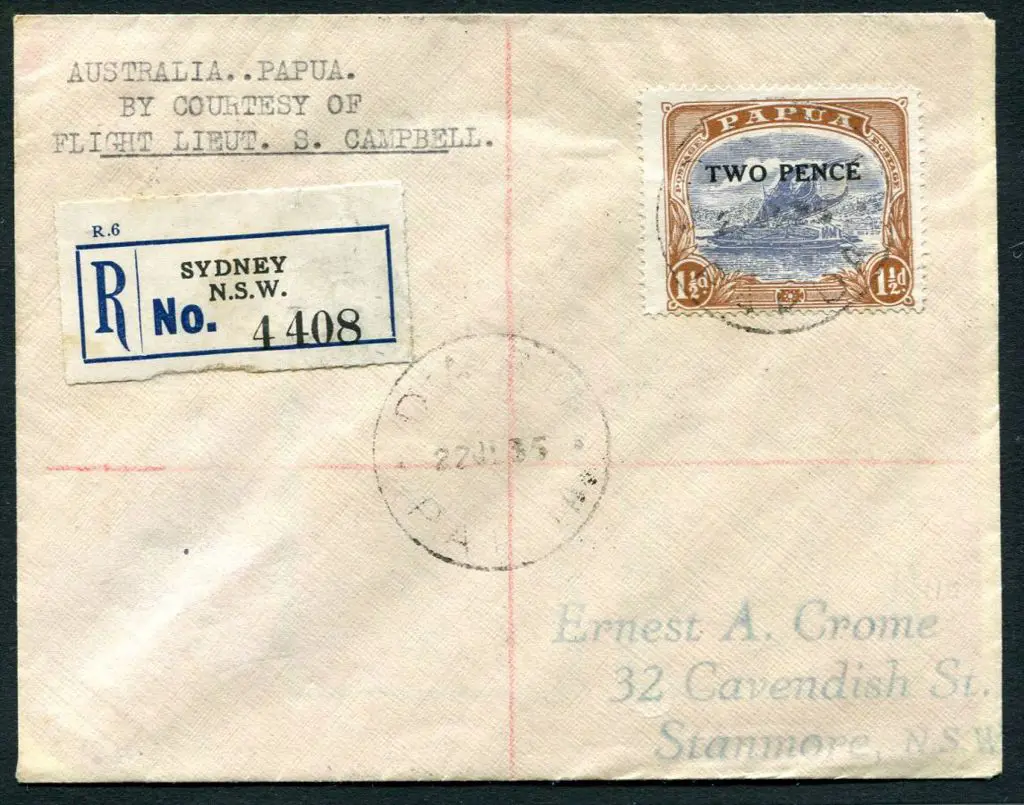 1935 (12th July) Sydney to Daru via Thursday Is ... Image 1++