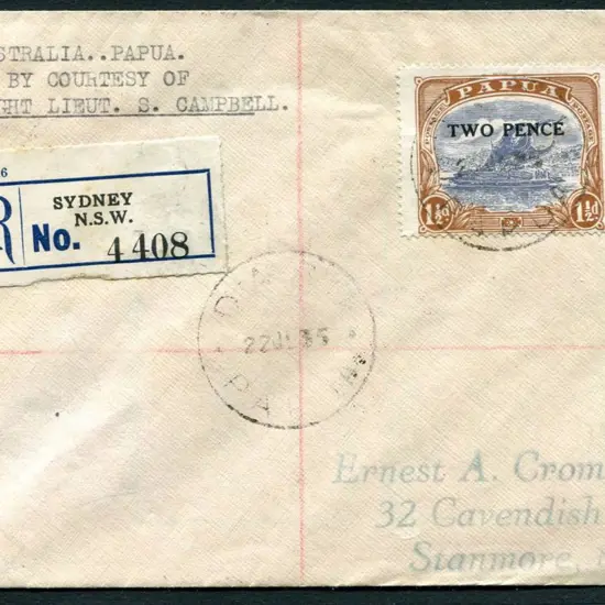 1935 (12th July) Sydney to Daru via Thursday Is ...