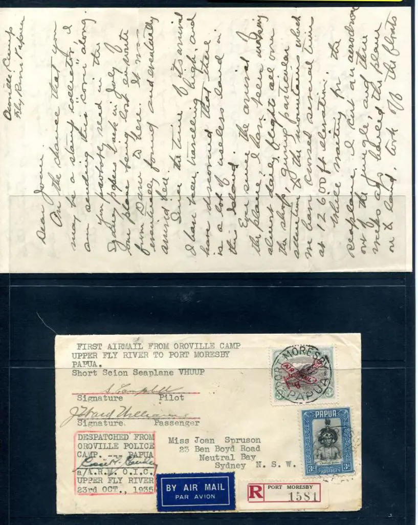 1935 (23rd Oct) Oroville to Port Moresby ... Image 1++