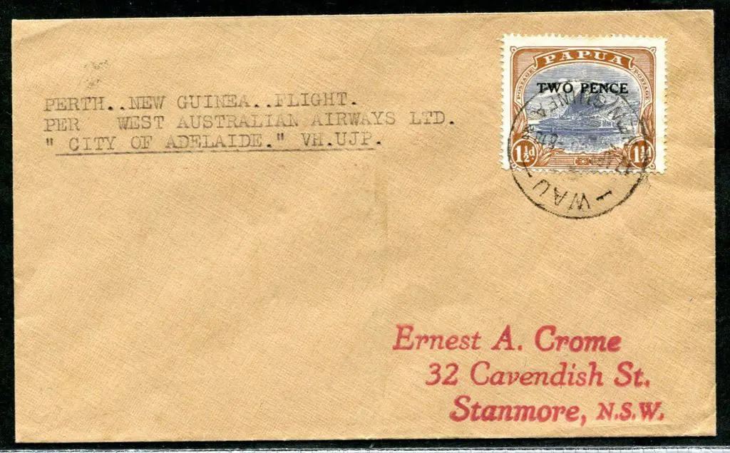 1936 (17th Mar) Adelaide-Wau by DH66 Hercules ... Image 1++