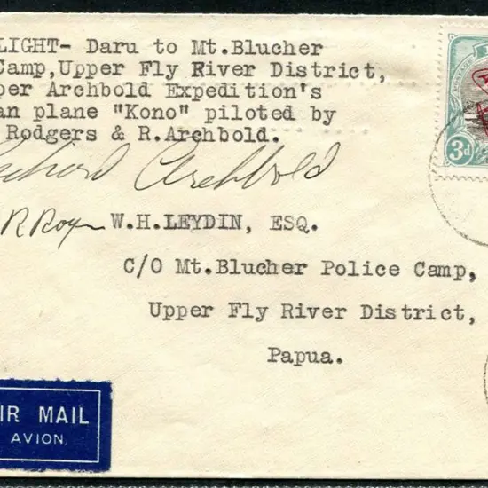 1936 (18th June) Daru to Mount Blucher with 3d ...
