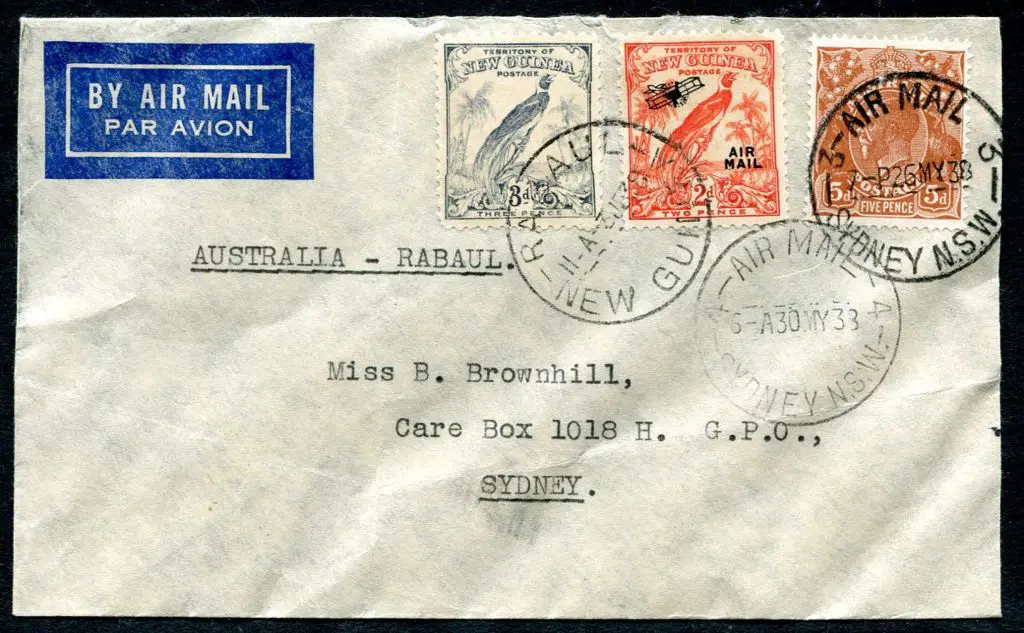 1938 (30th May) Sydney to New Guinea & return with ... Image 1++