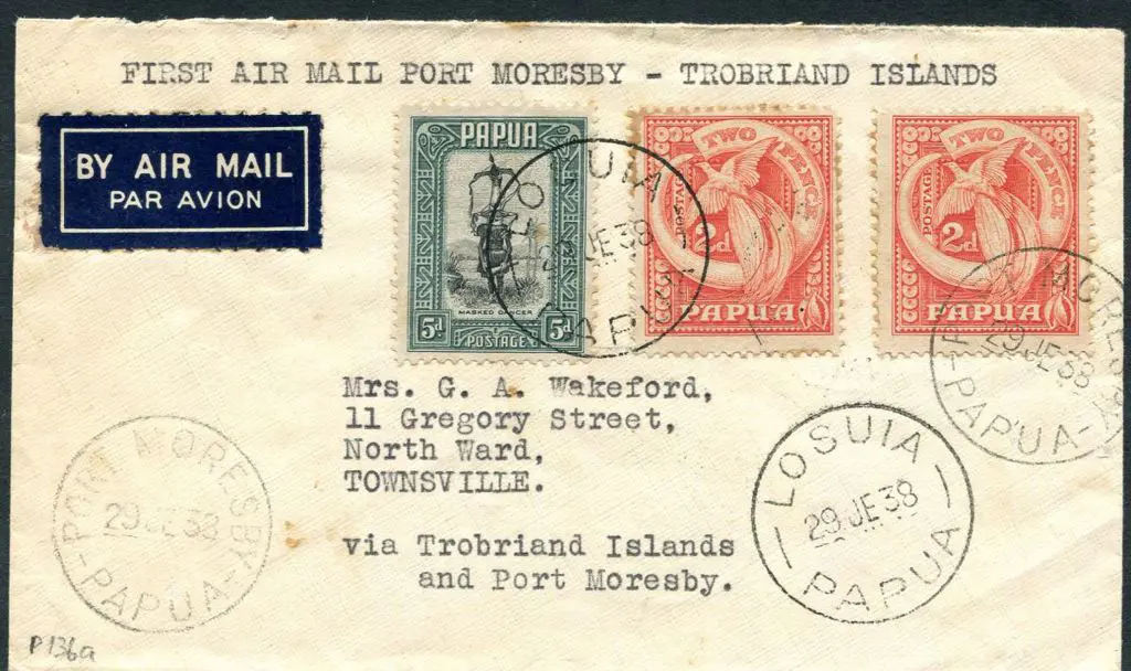 1938 (29th June) Port Moresby to Losuia, Trebriand ... Image 1++